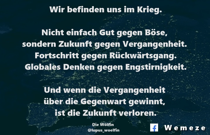 Wir sind im Krieg?