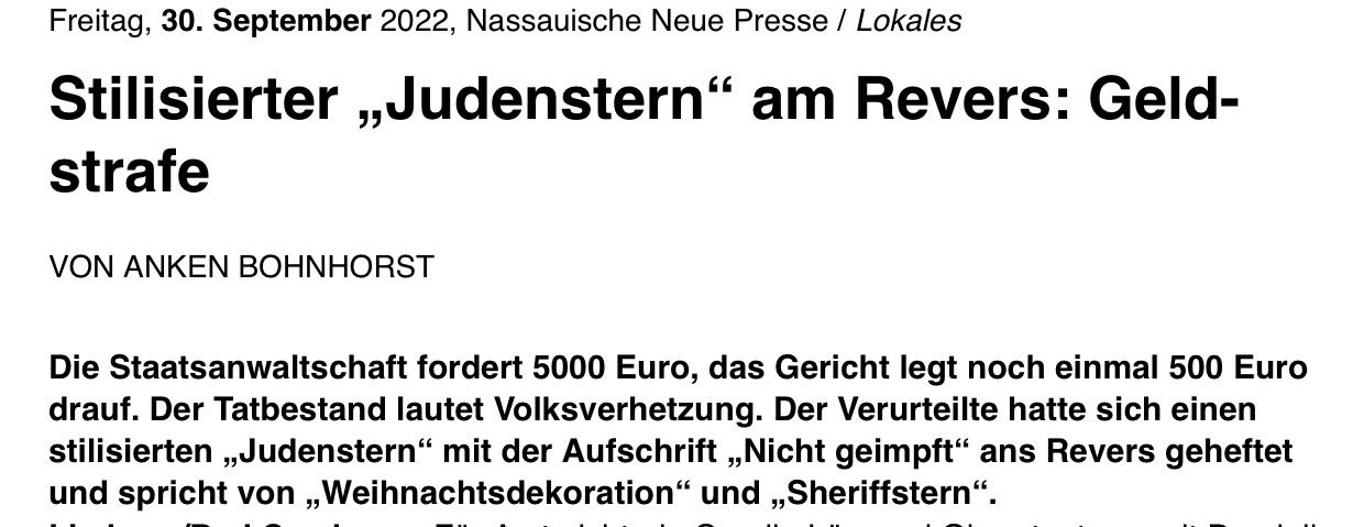 Auszug aus der NNP-Berichterstattung Auszug aus der NNP-Berichterstattung