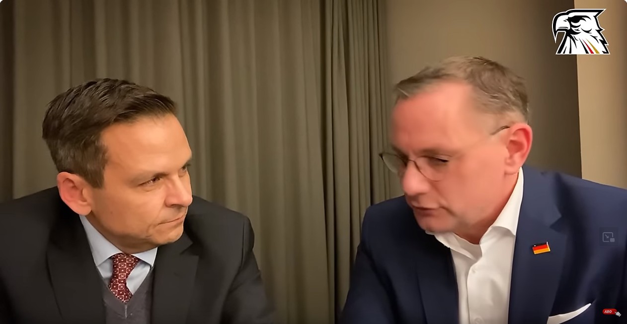 Tiuno Chrupalla im Gespräch mit Gerald Grosz