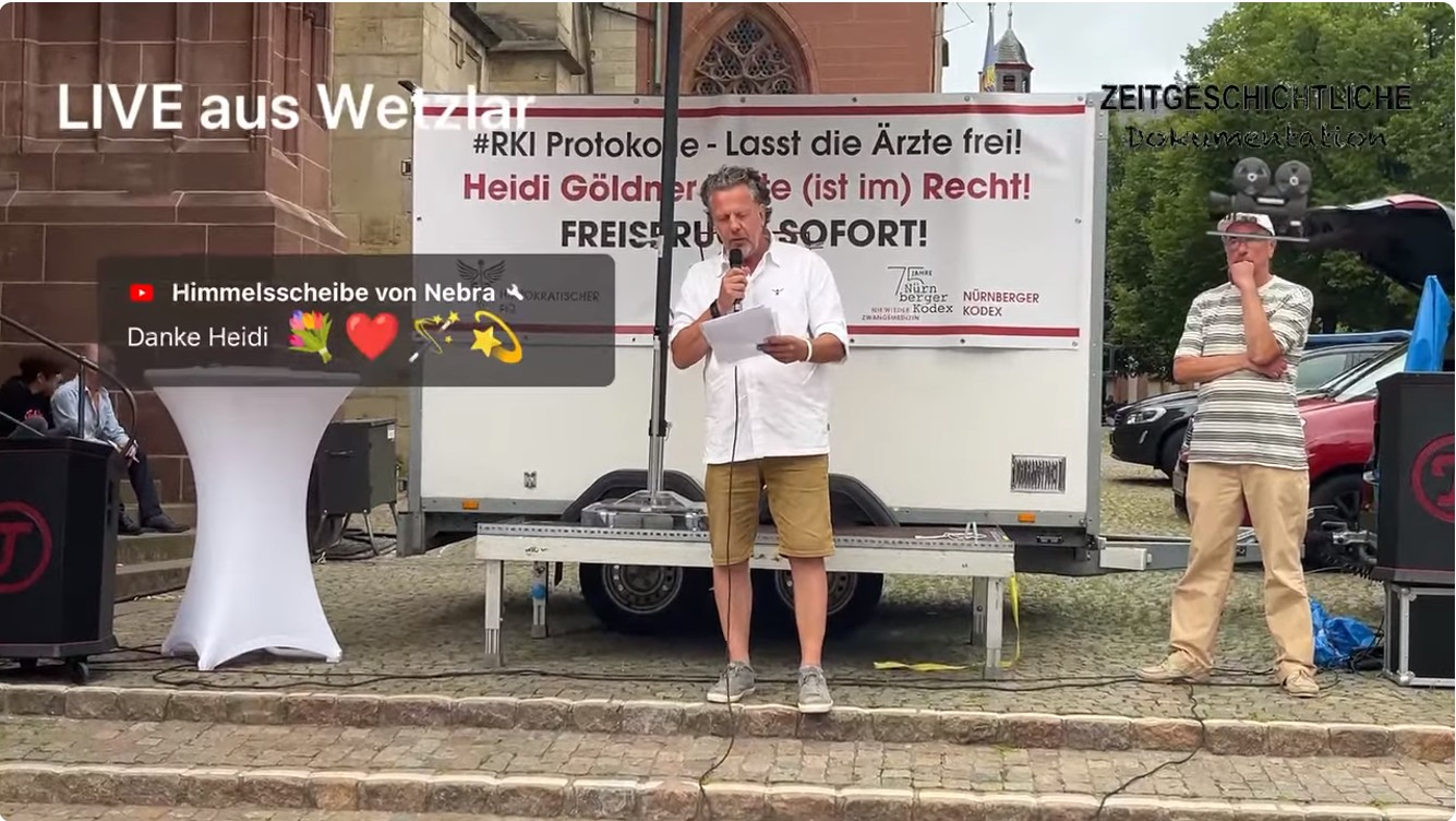 Redebeitrag von Thomas E. auf der Demo in Wetzlar