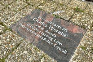 Gedenktafel für Charles Werabe in Limburg