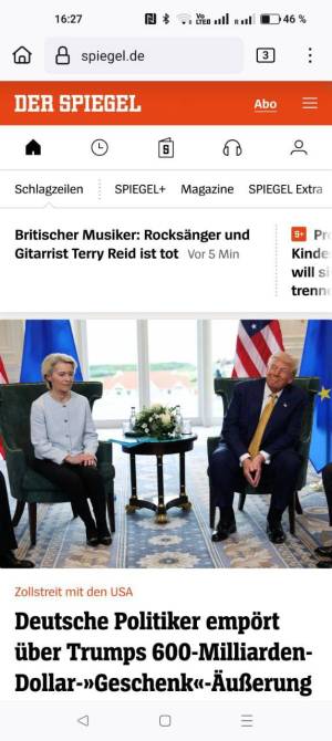 Der Spiegel ist auch zugänglich gewesen, trotz der vielen Werbung.