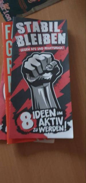 Protestflyer, der in Isselbach verteilt wurde